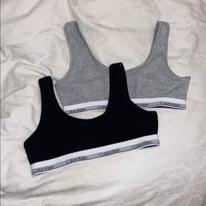 two pack calvin klein bras